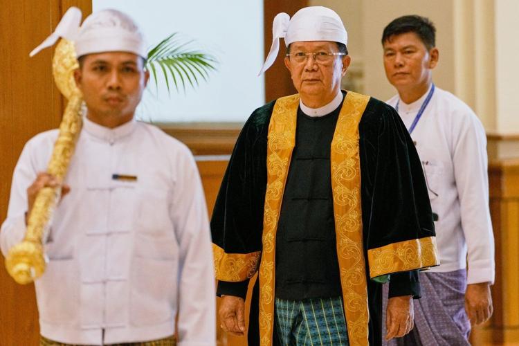 Myanmar’s parliament elects ruling general as president, keeping the army in charge