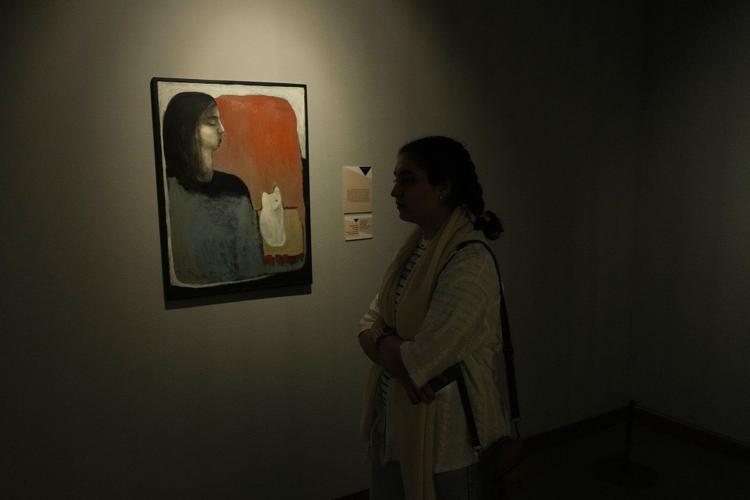 Photos from 'In Women's Words' exhibition that showcases modern Iranian women artists