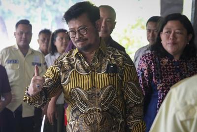 Indonesia's agriculture minister resigns amid a corruption investigation