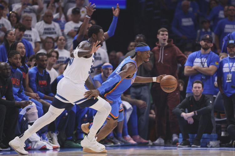 Shai Gilgeous-Alexander scores 34 as Thunder top Wolves 124-94 to reach NBA Finals