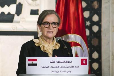 Tunisia's president sacks prime minister, the first woman to hold that job in an Arab League nation