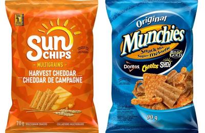 Food inspection agency investigating salmonella fears involving SunChips, Munchies