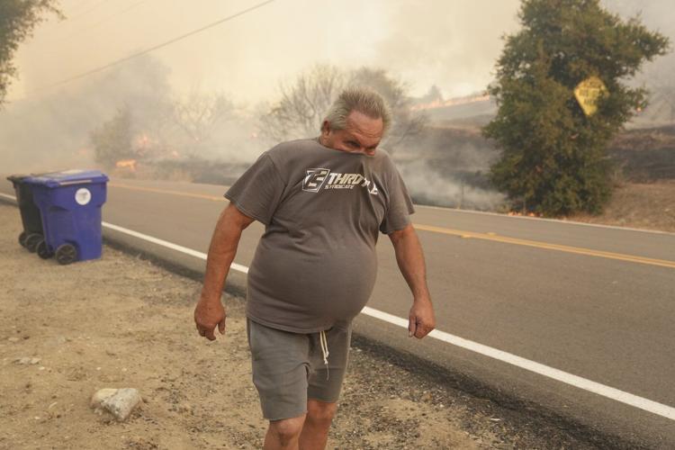 Photos of the scenes after Canyon Fire ignited