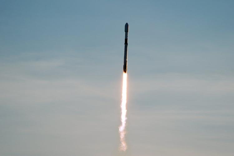 A trio of space weather satellites blast off together to study the sun's violent side