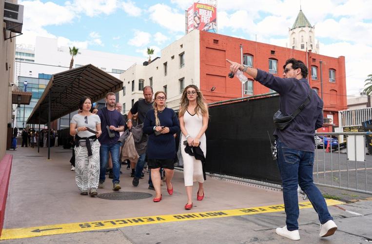 Kimmel returns to late night with an emotional monologue but no apologies following suspension