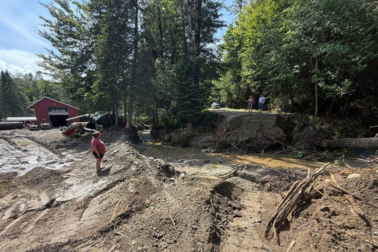 Flash floods once again hit Vermont, damaging homes and roads