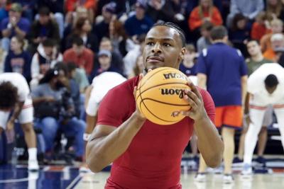 Auburn controls USC 91-75 in Bronny James' first road game