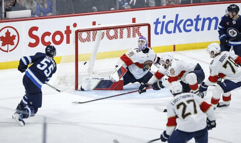 Mark Scheifele's hat trick powers Jets past Panthers 6-3; Winnipeg ends two-game skid