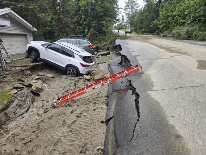 Flash floods once again hit Vermont, damaging homes and roads