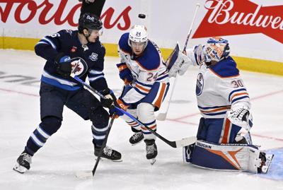 Pickard's 41 saves lifts Edmonton Oilers to 3-1 win over Winnipeg Jets