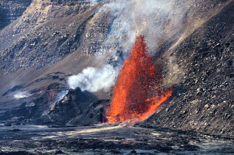 Hawaii's Kilauea volcano is spewing lava once again
