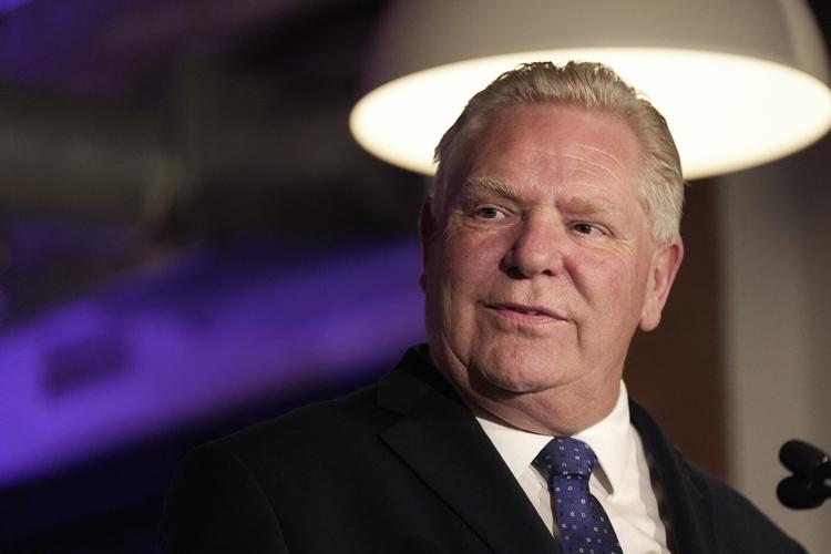 Doug Ford says he won't attack other bids in his push for Toronto as defence bank HQ