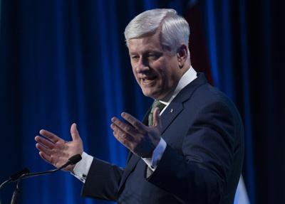 Former PM Harper says military spending can address Arctic infrastructure gap