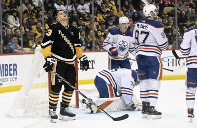 McDavid scores twice, Oilers blast reeling Crosby, Pens 7-2
