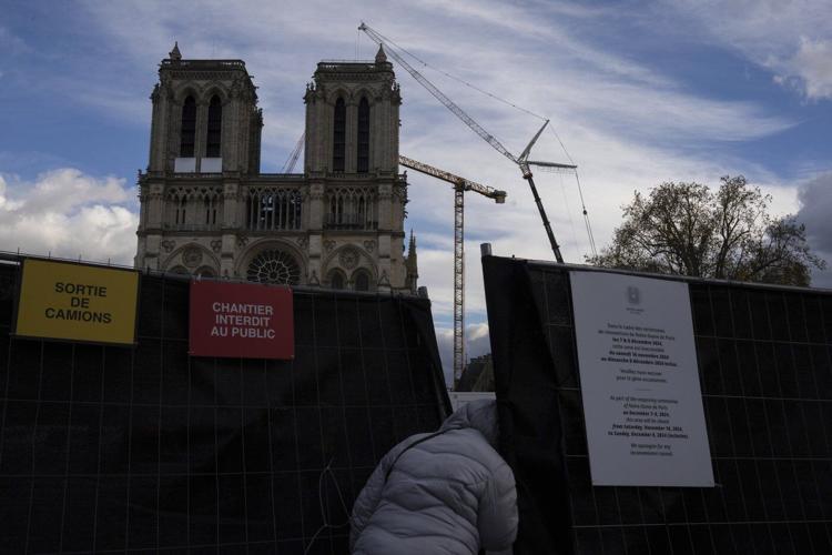 Fashion designer describes invitation to work on Notre Dame cathedral's re-opening as 'a calling'