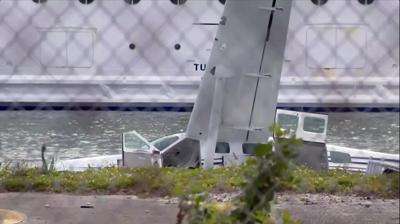 Seaplane crashes near PortMiami, all 7 passengers escape without injury, officials say