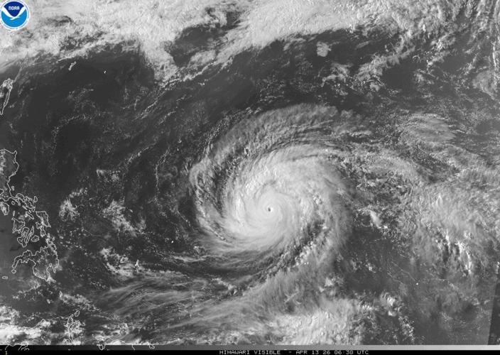 Super Typhoon Sinlaku pounds remote US islands in the Pacific Ocean with ferocious winds