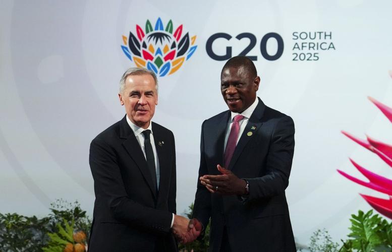 Carney says Ottawa, South Africa launching talks for an investment pact on minerals
