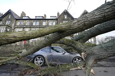 Trains and ferries canceled as storm hits northern Europe