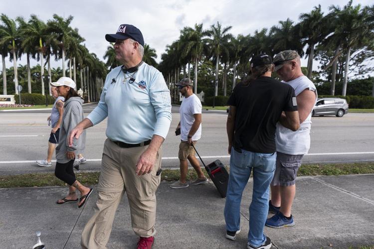 A weekend ritual for Trump's Florida die-hards to get a brief glimpse of their political hero