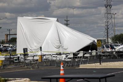 Suburban Chicago tent collapse injures at least 26, including 5 seriously, police say