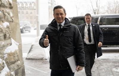 Conservatives converge on downtown Calgary, eager to hear from party leader Poilievre