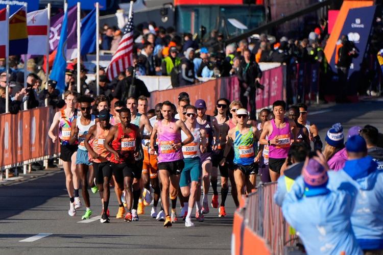 Obiri sets women's NYC Marathon course record, Kipruto wins men's race in photo finish