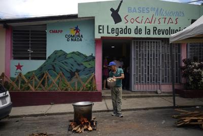 Venezuela's ruling party tests its organizing efforts ahead of next month's presidential election