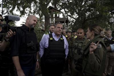 GOP hopeful Chris Christie visits Israel, says the US must show solidarity in war against Hamas