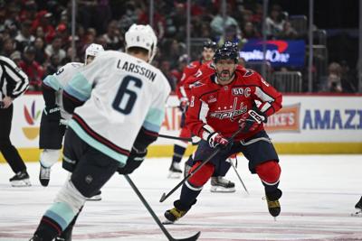NHL roundup: Capitals beat Kraken 4-2, Ovechkin scores 886th career goal
