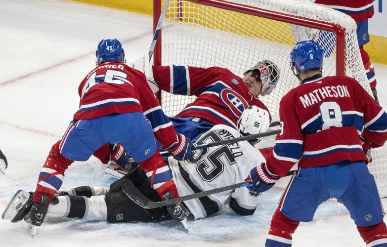 Kings score three quick goals in second period, beat Canadiens 5-1