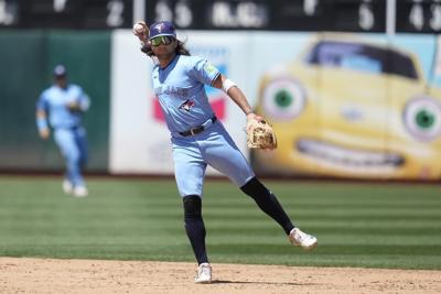 Blue Jays shortstop Bo Bichette scratched from lineup against Astros because of forearm bruise