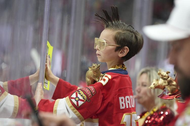 Brad Marchand embraces Panthers' rat-throwing tradition, which goes back 30 years