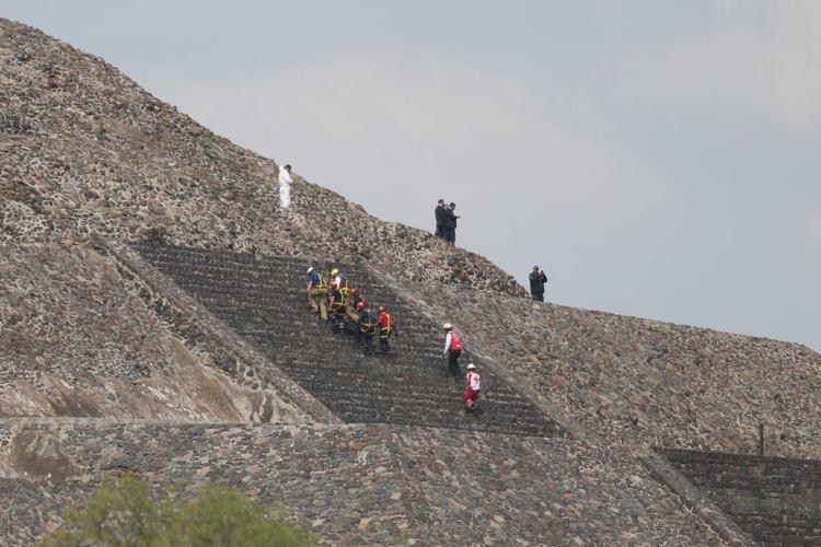 Mexico's famous Teotihuacan pyramids are closed after gunman opens fire on tourists