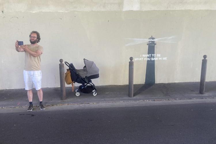 A hunt for Banksy’s new lighthouse artwork leads to the south of France