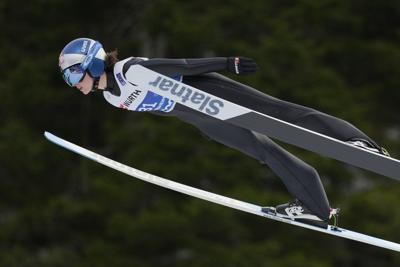 World champion ski jumper Alex Loutitt puts in the work to return to her sport