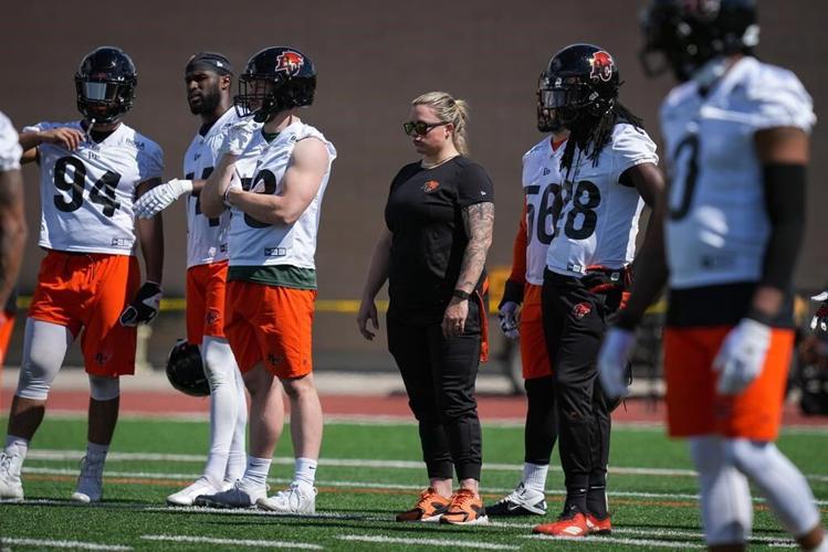 Tanya Henderson making an impact as member of B.C. Lions' coaching staff