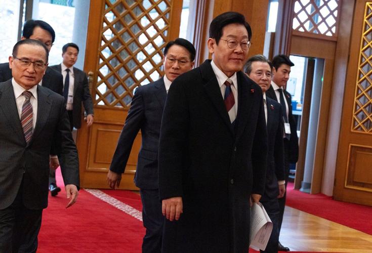 South Korean President Lee returns to presidential palace avoided by predecessor