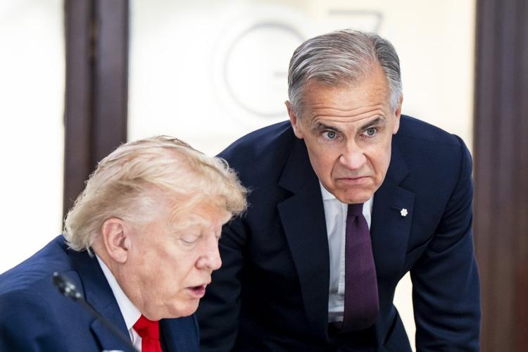 Carney appears to talk China EVs with Trump at G7 summit, announces Russia sanctions
