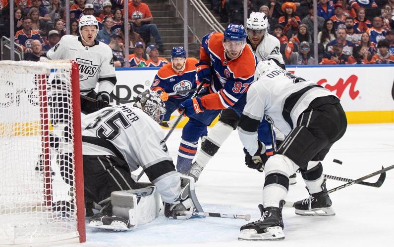 Draisaitl scores in OT as Oilers rally from behind to beat Kings 4-3, tie series 2-2