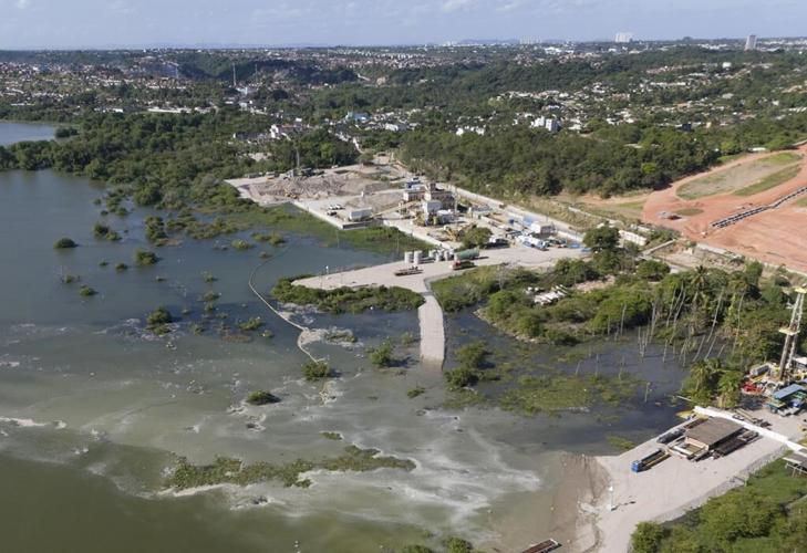 Petrochemical giant's salt mine ruptures in northeastern Brazil. Officials warned of collapse