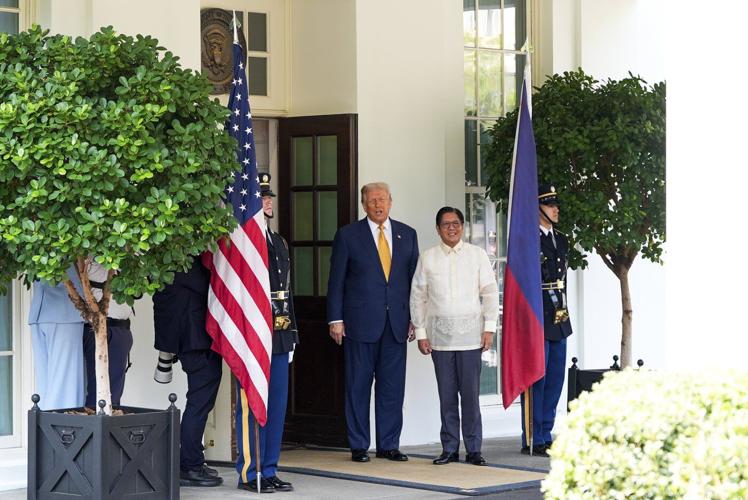 Trump welcomes Philippine leader Marcos at White House and says he thinks there will be a trade deal