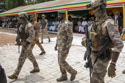 Mali's leader dissolves political parties and bans meetings of their members