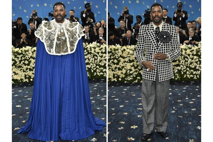 In pinstripes and hats, with canes and twists on suiting, Met Gala crowd largely did menswear proud
