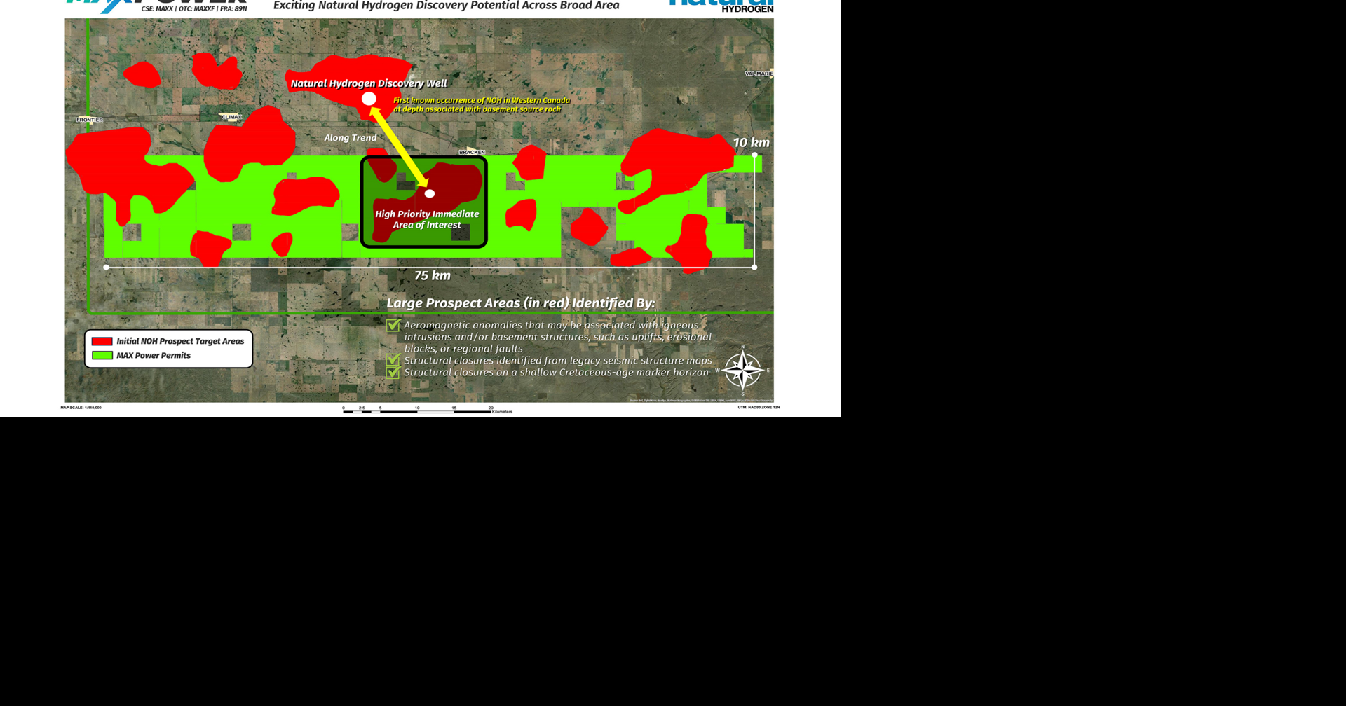 Max Power Expands Natural Hydrogen Discovery Potential, 325 km SW of ...