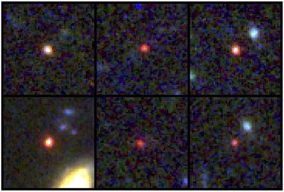 Space telescope uncovers massive galaxies near cosmic dawn