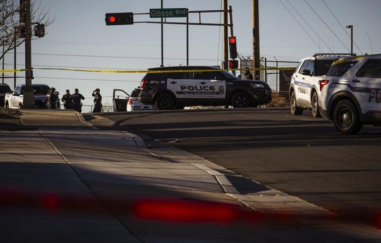 Shooting after pursuit at Air Force Base in New Mexico kills an airman and wounds another
