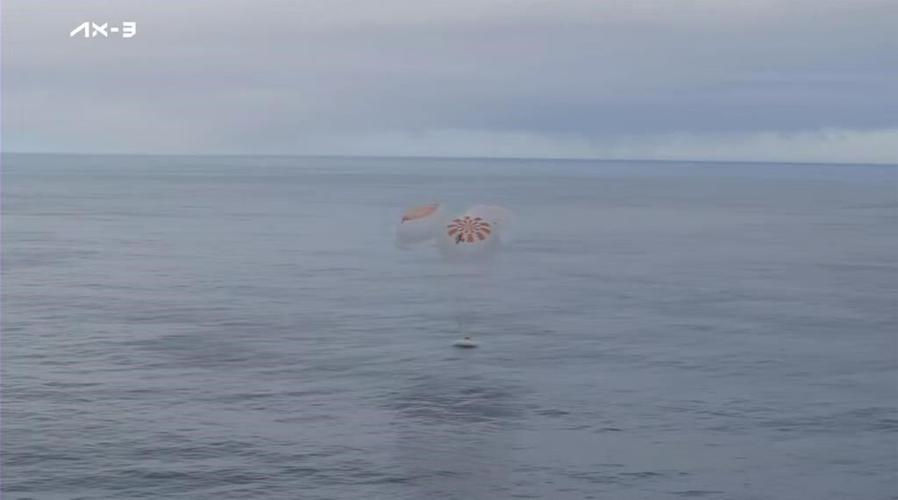 Astronauts from Turkey, Italy and Sweden return to Earth, ending private space station trip