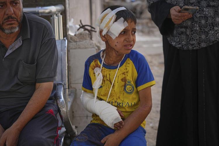 Gaza health authorities say Israel kills 44 waiting for aid as war's death toll passes 56,000