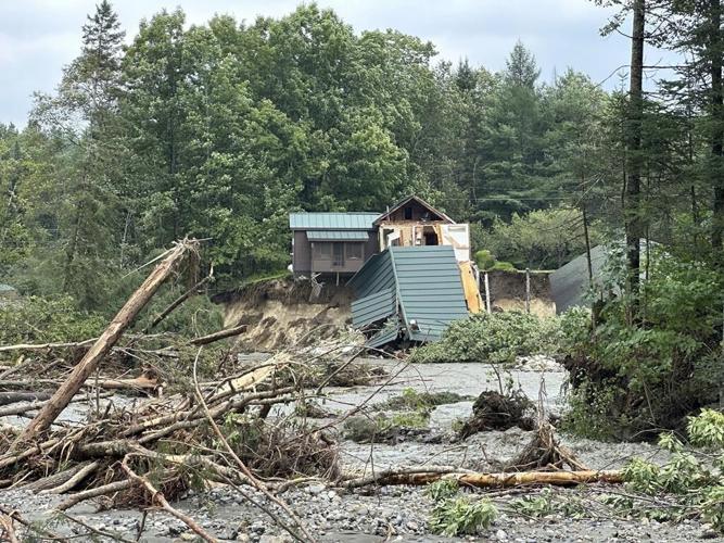 More flooding hits Vermont with washed-out roads, smashed vehicles and destroyed homes